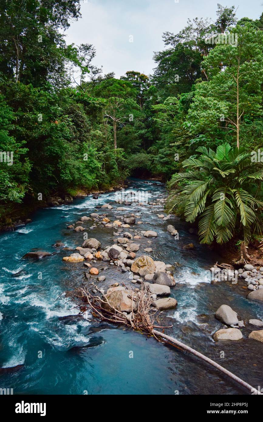 Cleste Riveti Celeste River (Rio Celeste) in Costa Rica Stock Photo - Alamy