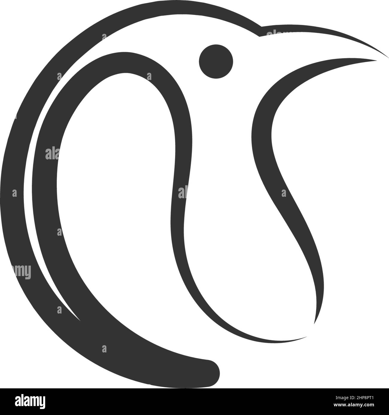 Penguin icon logo design template illustration Stock Vector Image & Art ...