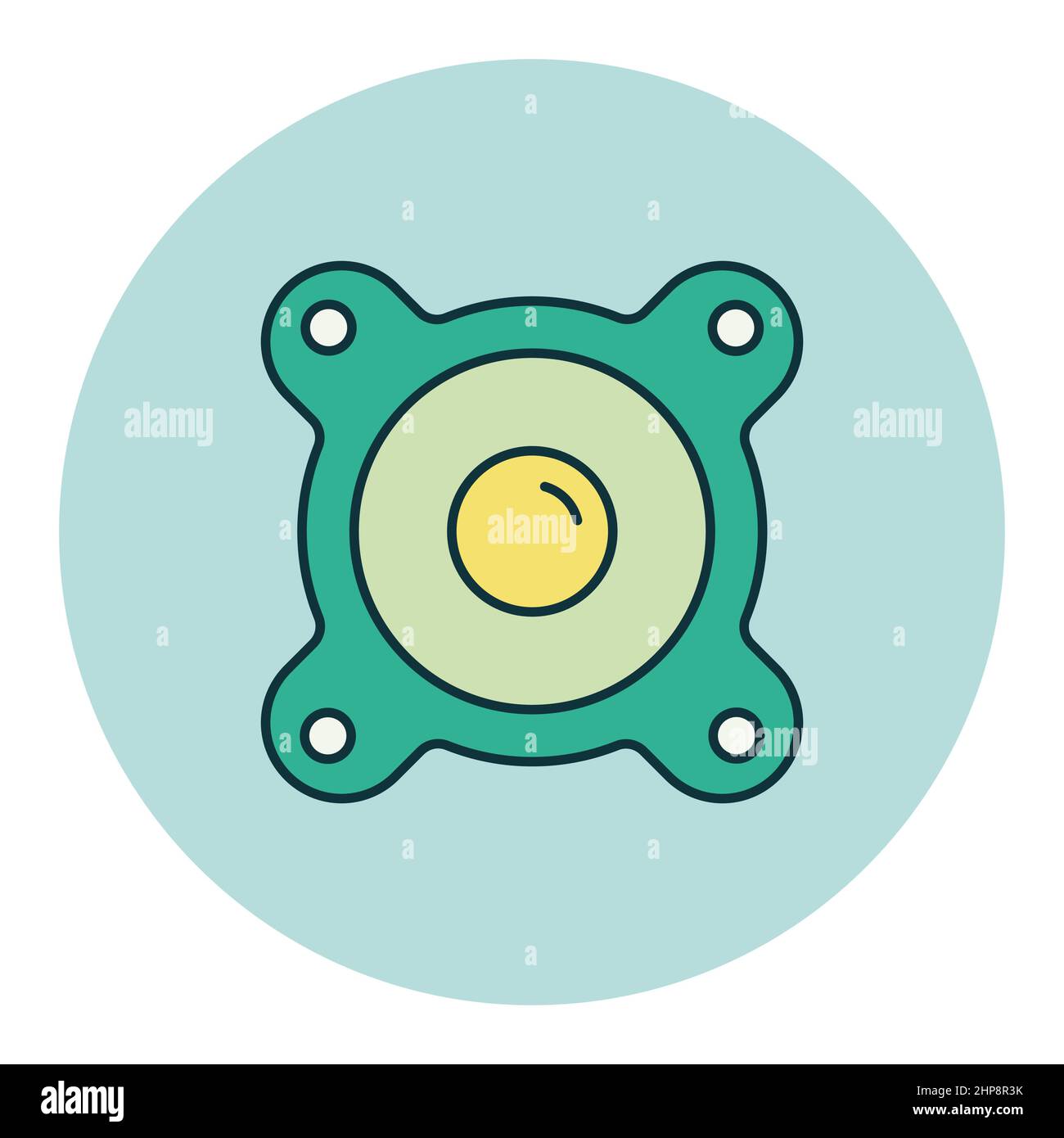 Acoustic speaker vector flat icon Stock Vector Image & Art - Alamy