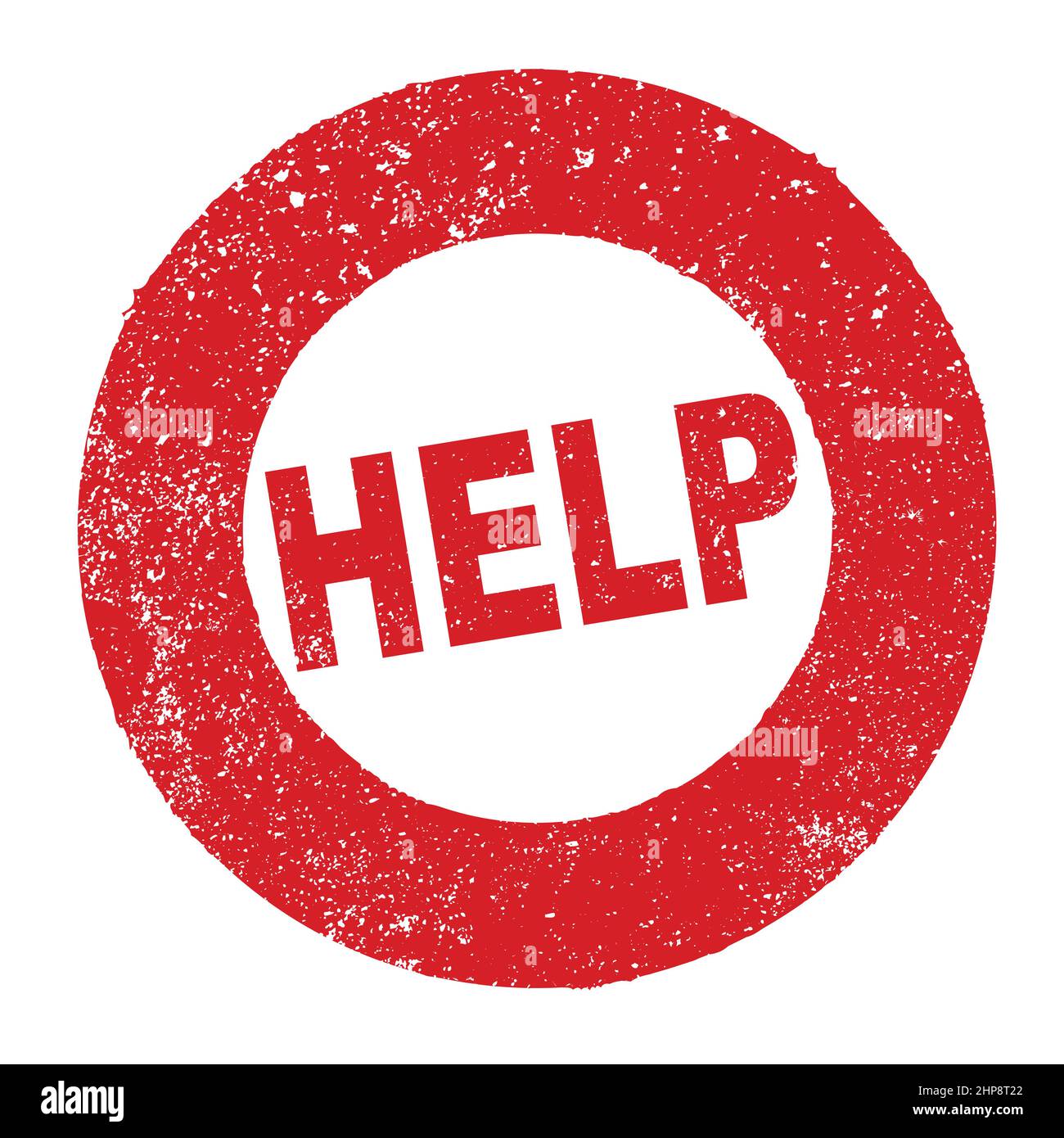 Rubber Ink Stamp Help Stock Vector Image & Art Alamy