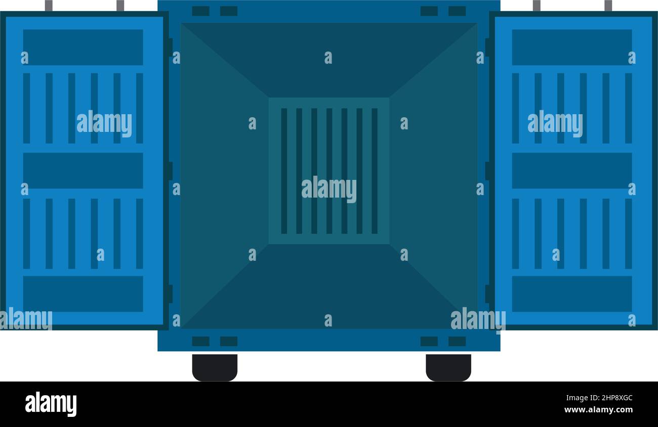 container truck icon vector illustration design Stock Vector