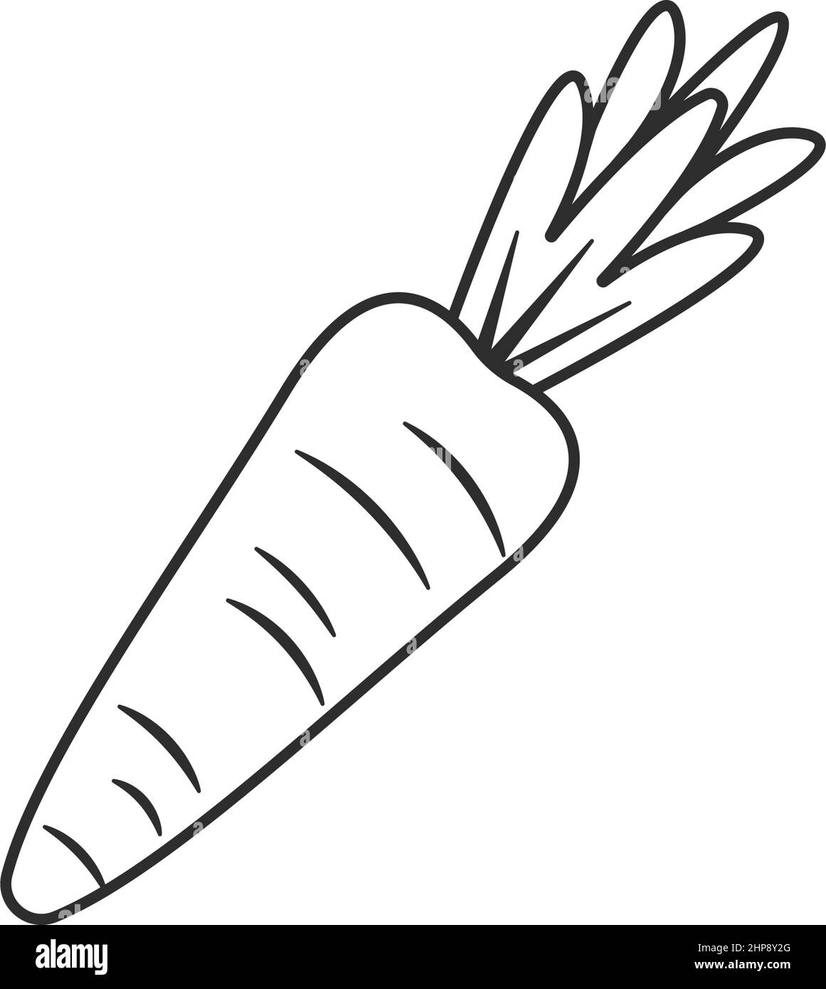 carrot line  icon vector illustration design template Stock Vector