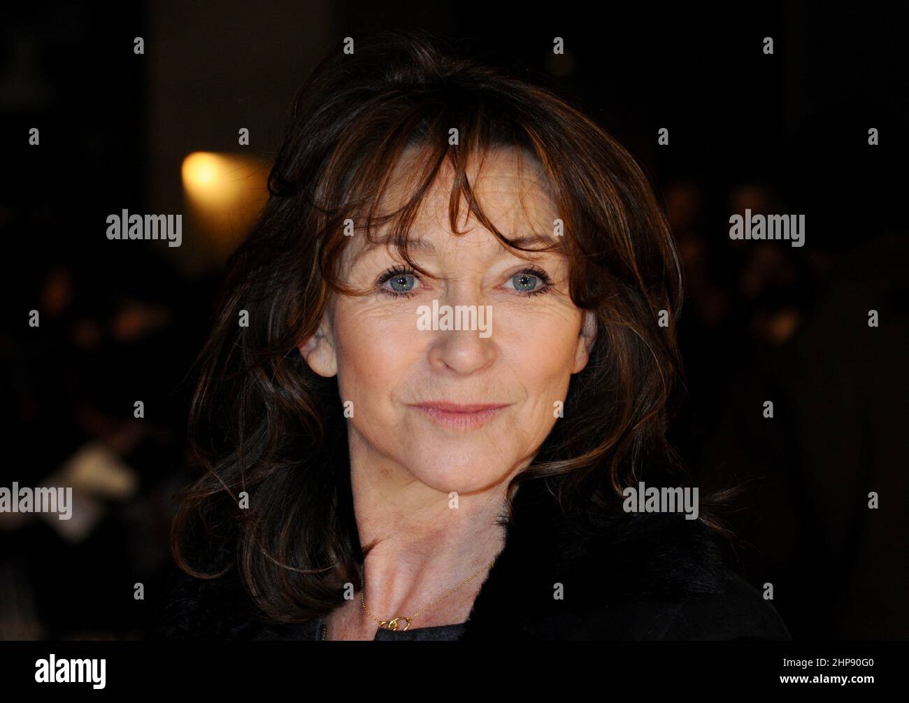 Cherie Lunghi,  UK Premiere of Arbitrage,  Odeon West End,  Leicester Square,  London.  20.02.13 Stock Photo