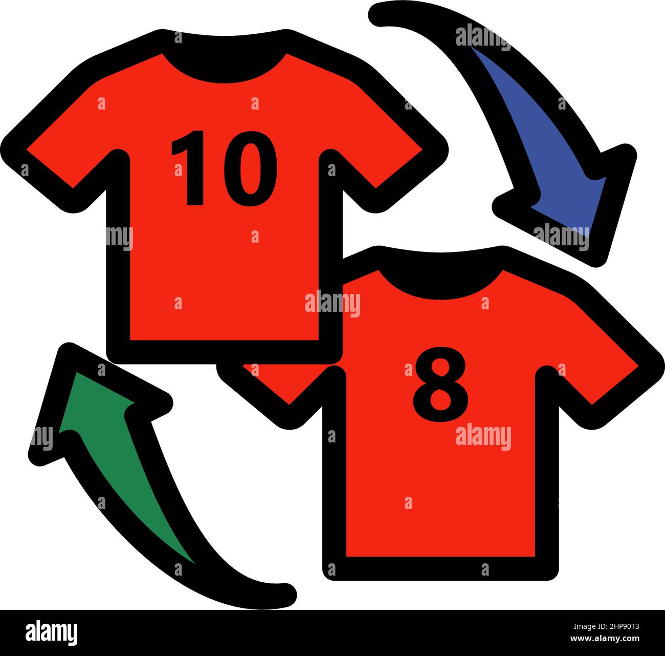 Sport football leaving Stock Vector Images - Alamy