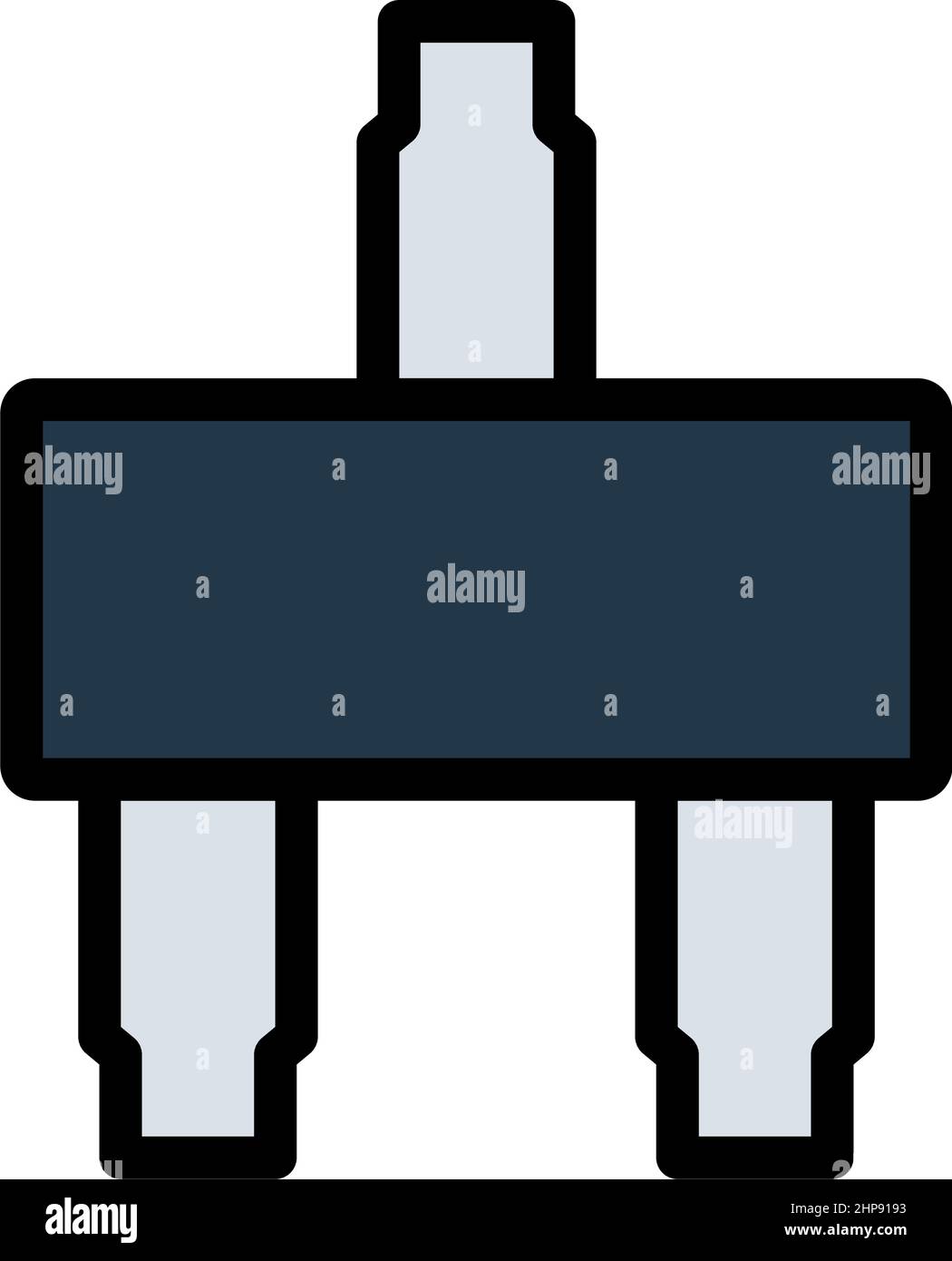 Smd Transistor Icon Stock Vector