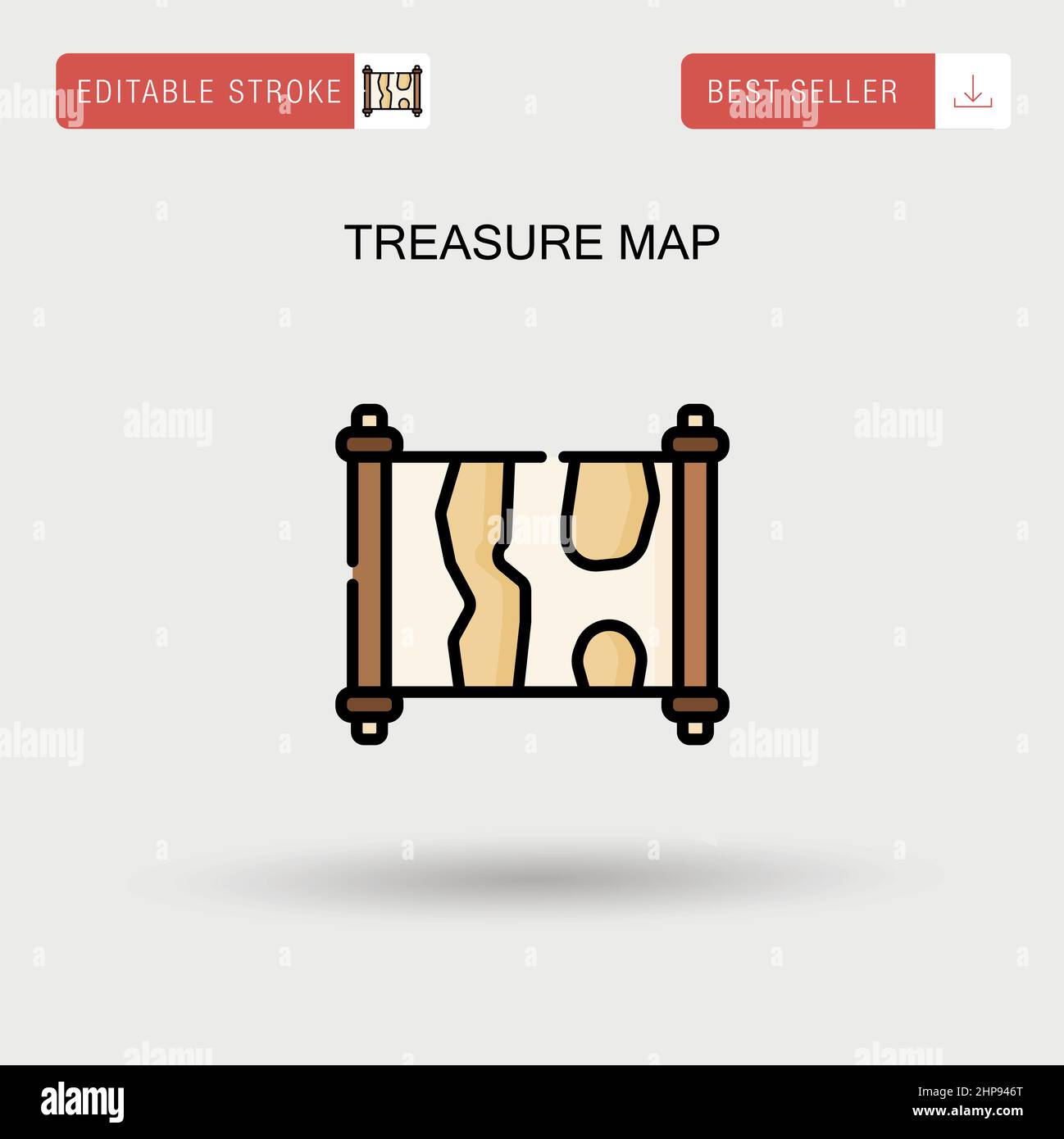 Treasure island map Stock Vector Images - Alamy