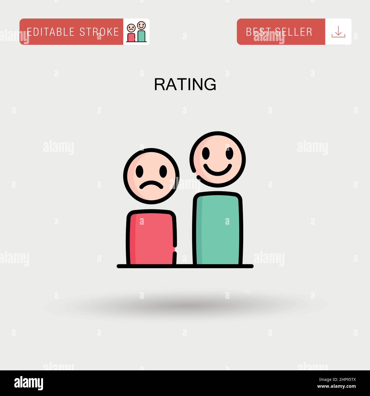 Rating Simple vector icon Stock Vector Image & Art - Alamy