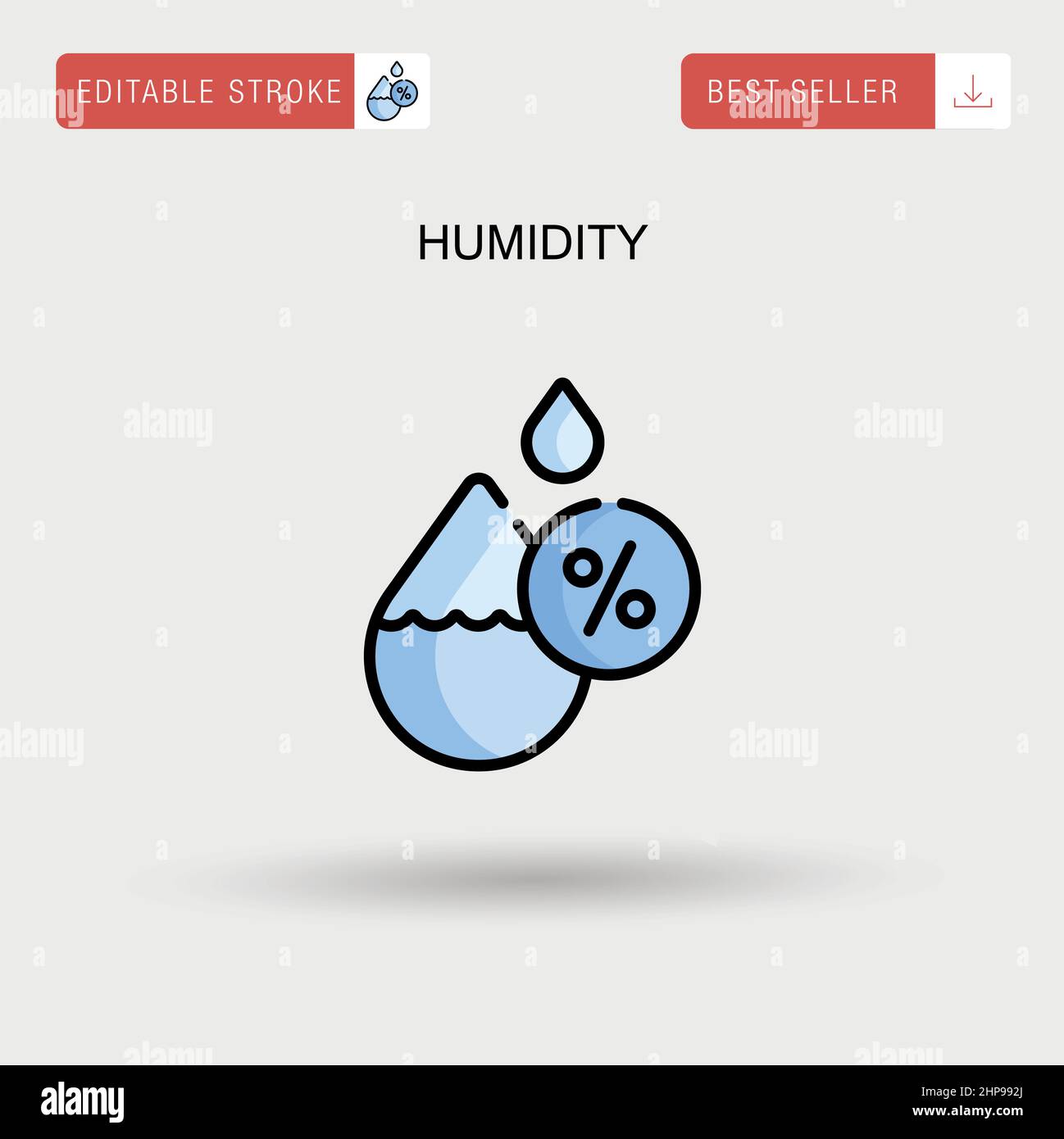 Humidity icon hi-res stock photography and images - Alamy
