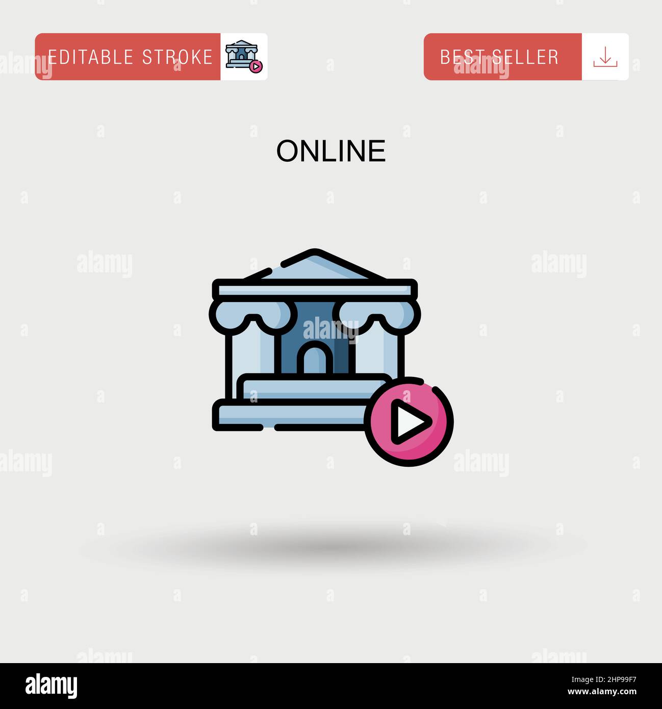 Online Simple vector icon Stock Vector Image & Art - Alamy