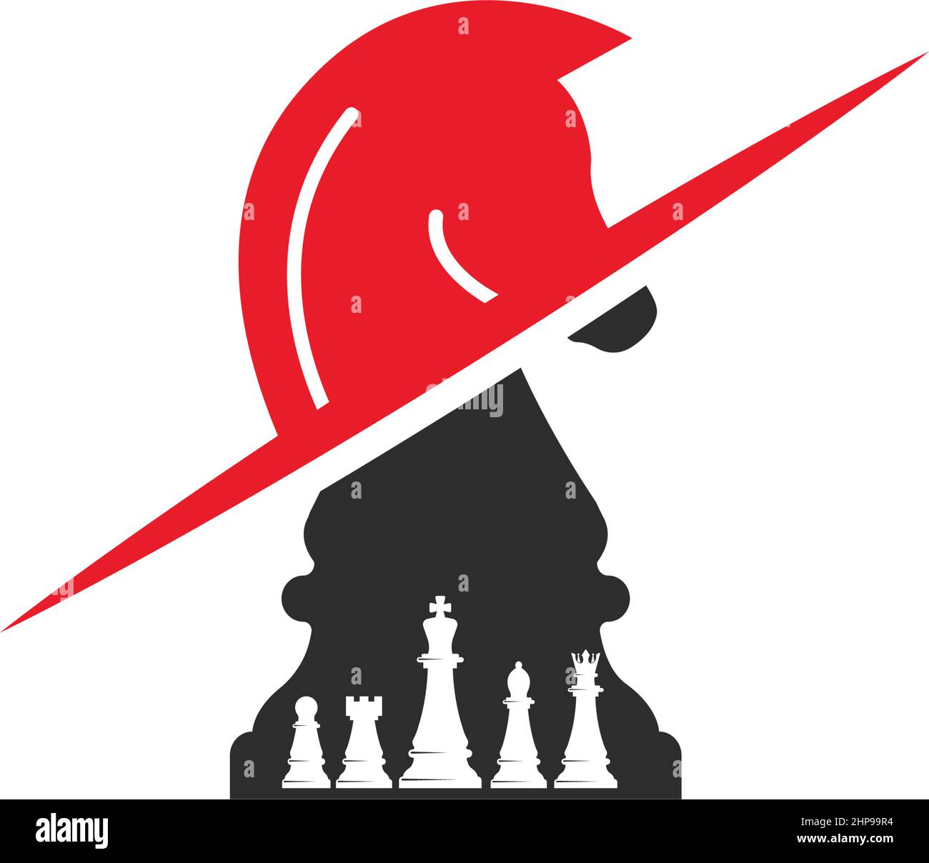 horse knight chess  icon vector illustration design Stock Vector