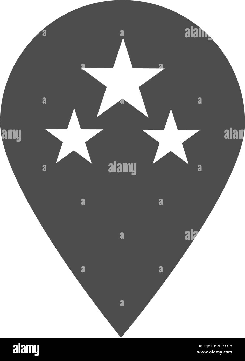 Map pointer icon flat design template illustration Stock Vector Image ...