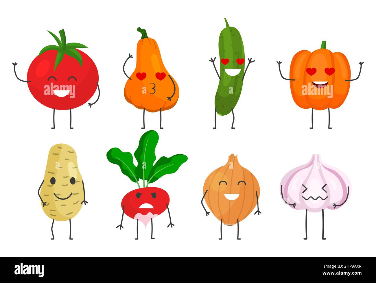 Set of vegetables Stock Vector Image & Art - Alamy