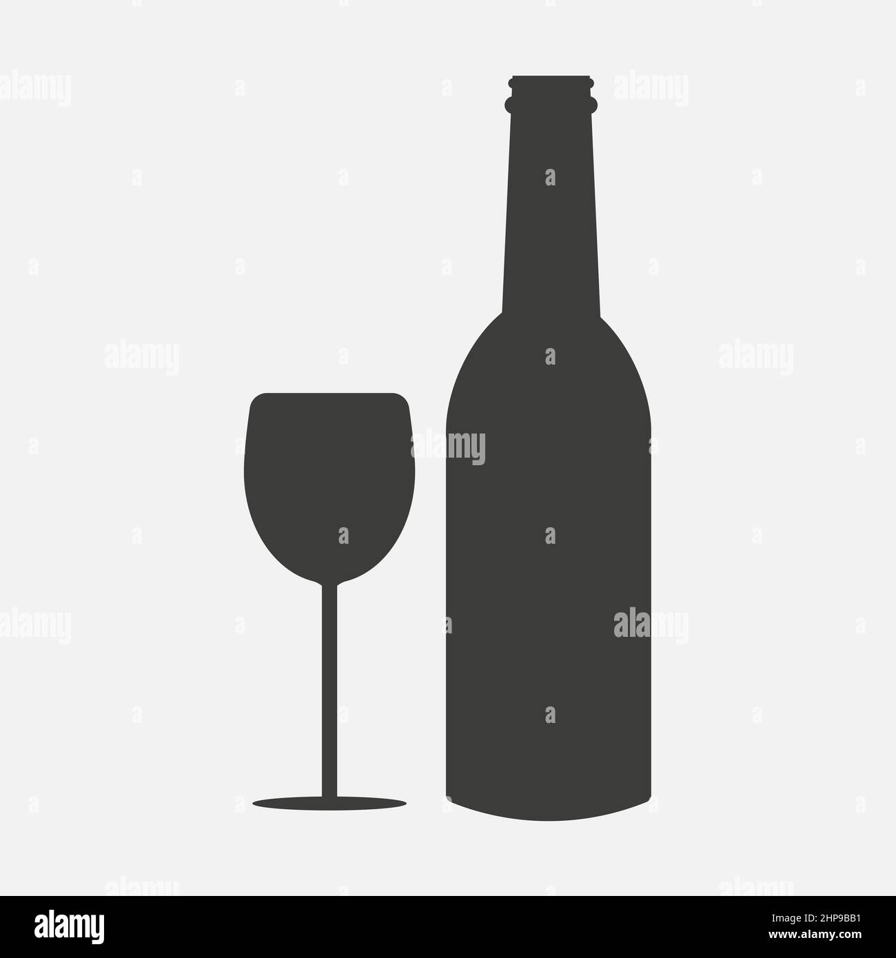 Alcohol bottle celebrate drink party Stock Vector Images - Alamy