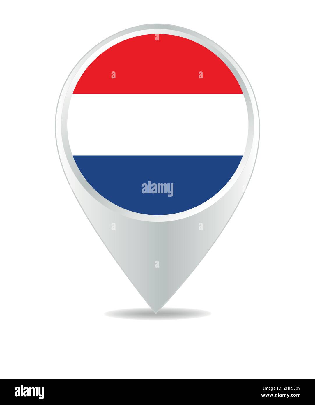 Location Icon for Netherlands Stock Vector