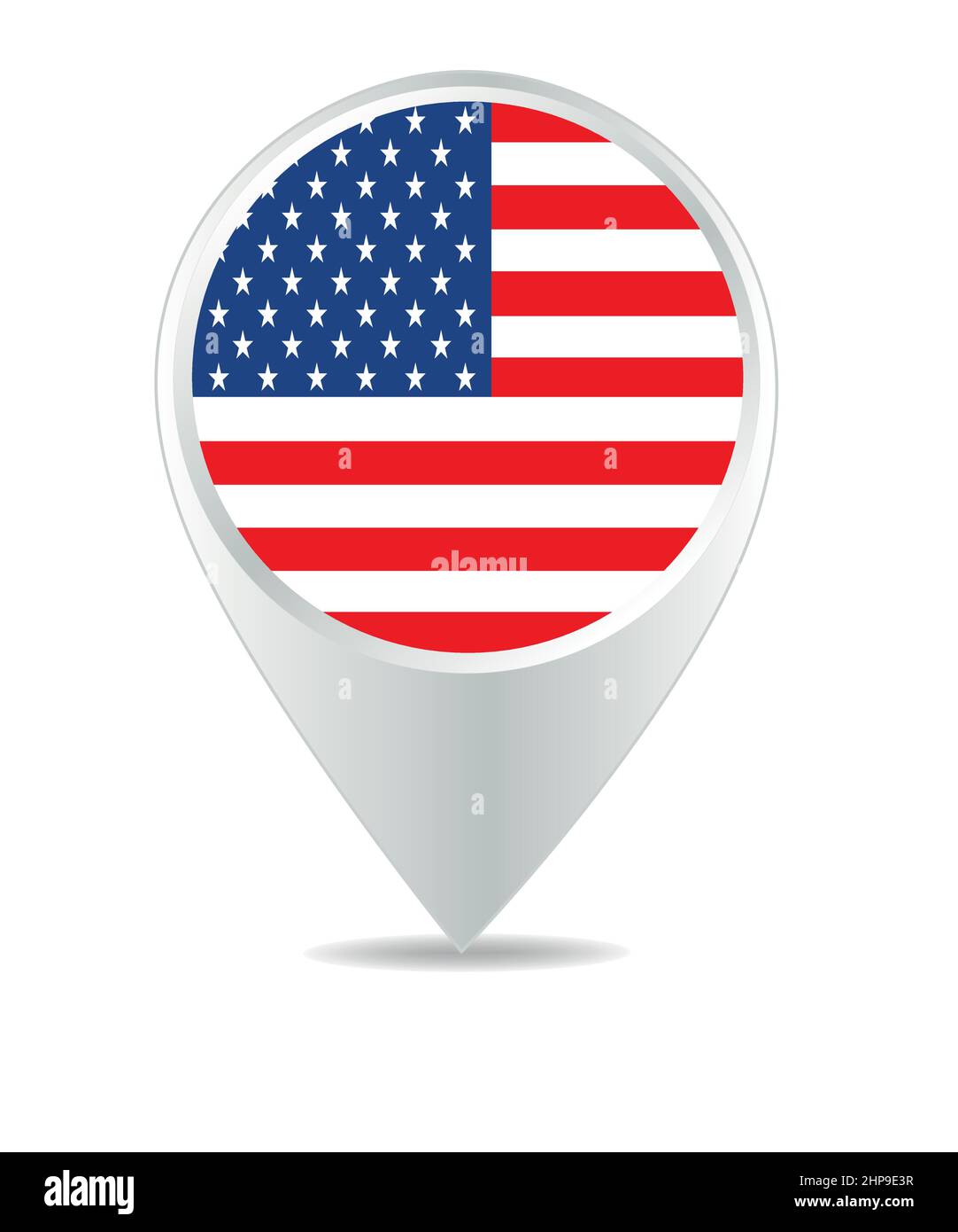 Location Icon for USA Stock Vector Image & Art - Alamy