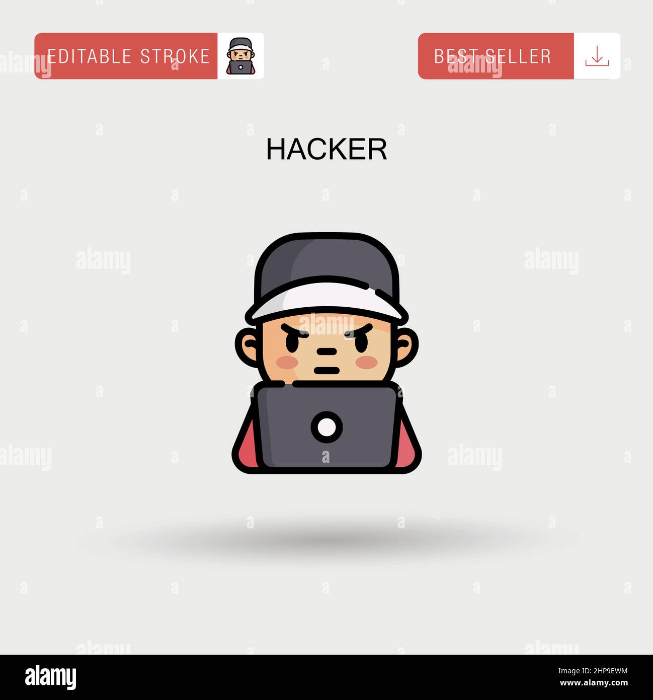 Hacker computer screen Stock Vector Images - Alamy