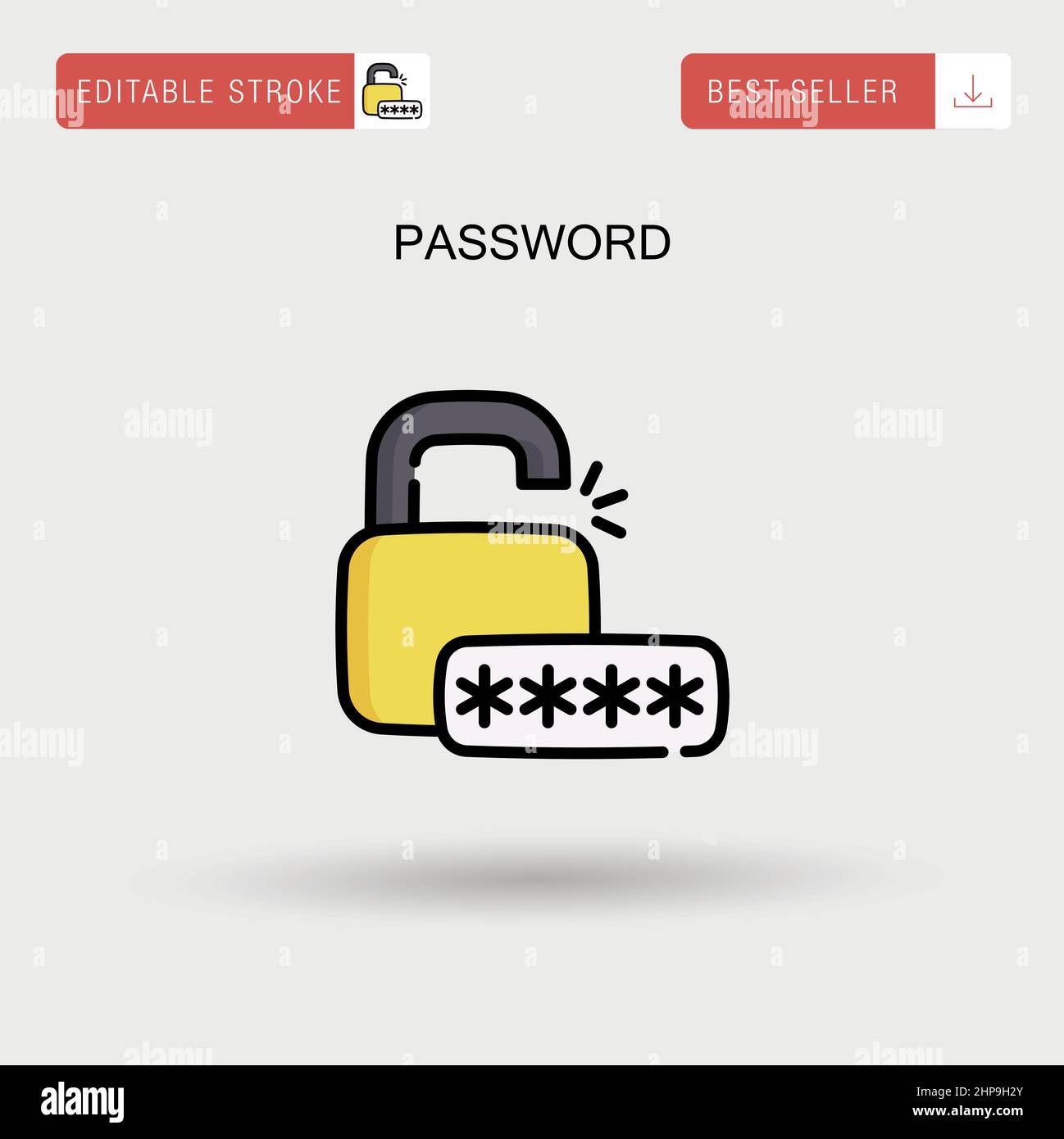 Sign authorization access login password Stock Vector Images - Alamy