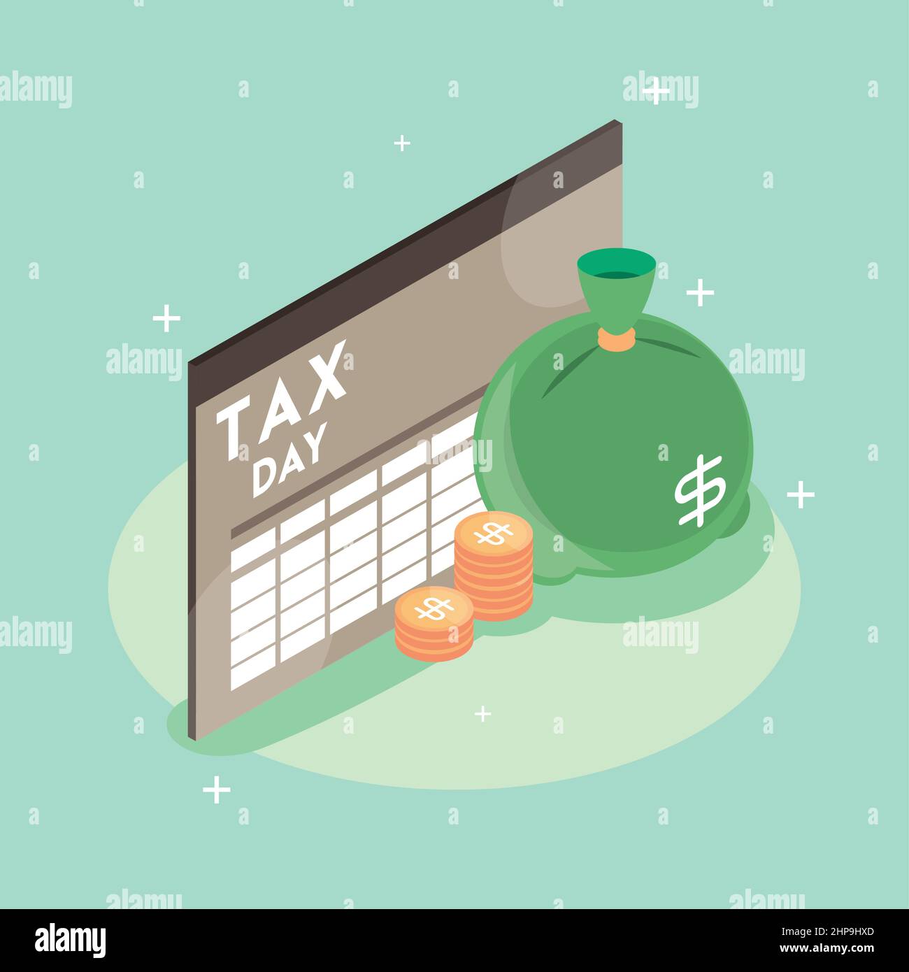 tax day money Stock Vector Image & Art Alamy