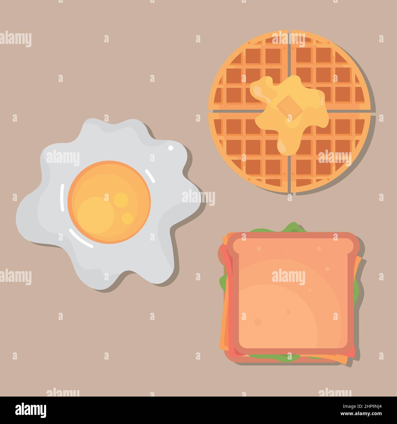 set breakfast food Stock Vector Image & Art - Alamy