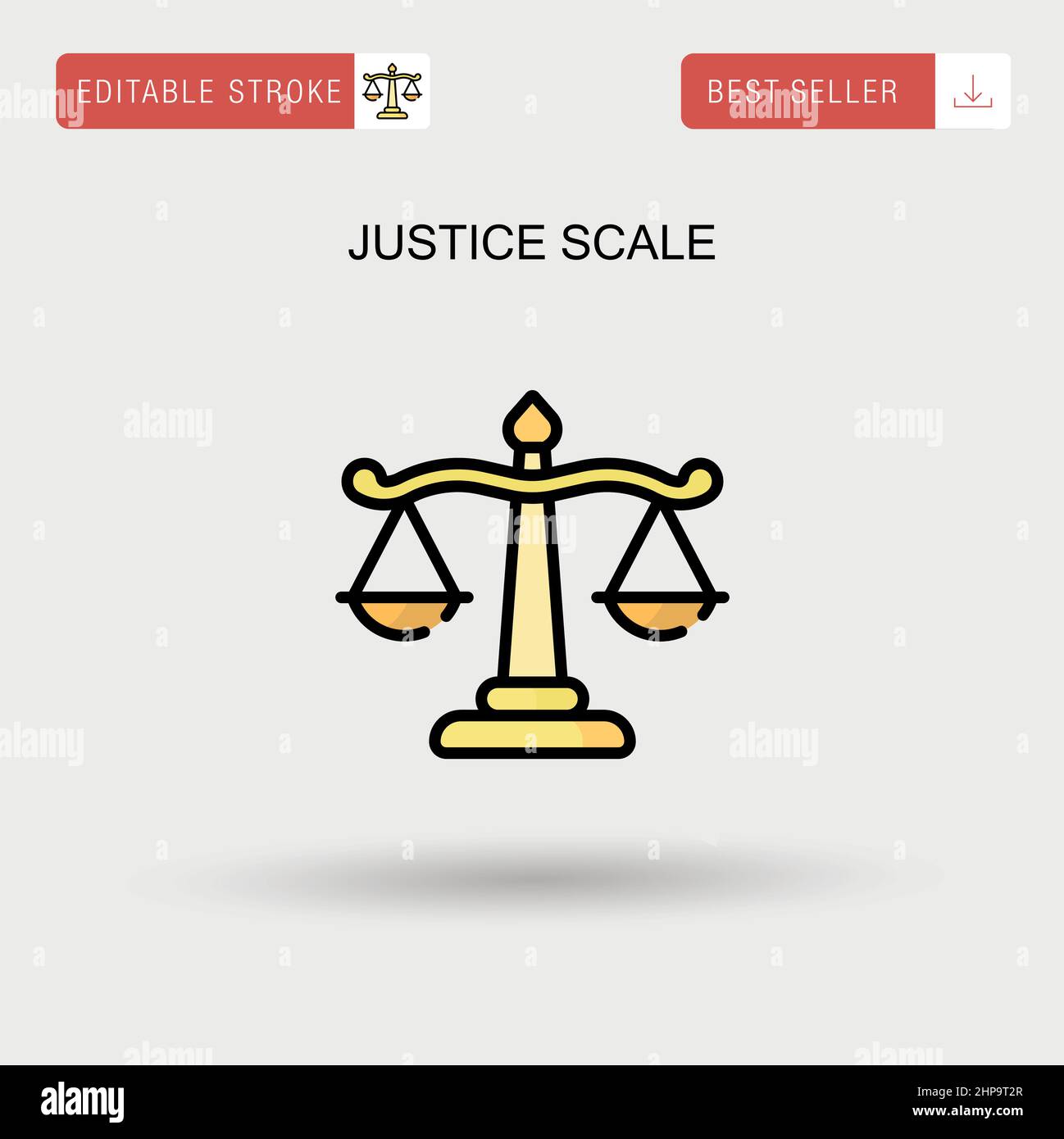 Justice symbol Stock Vector Images - Alamy