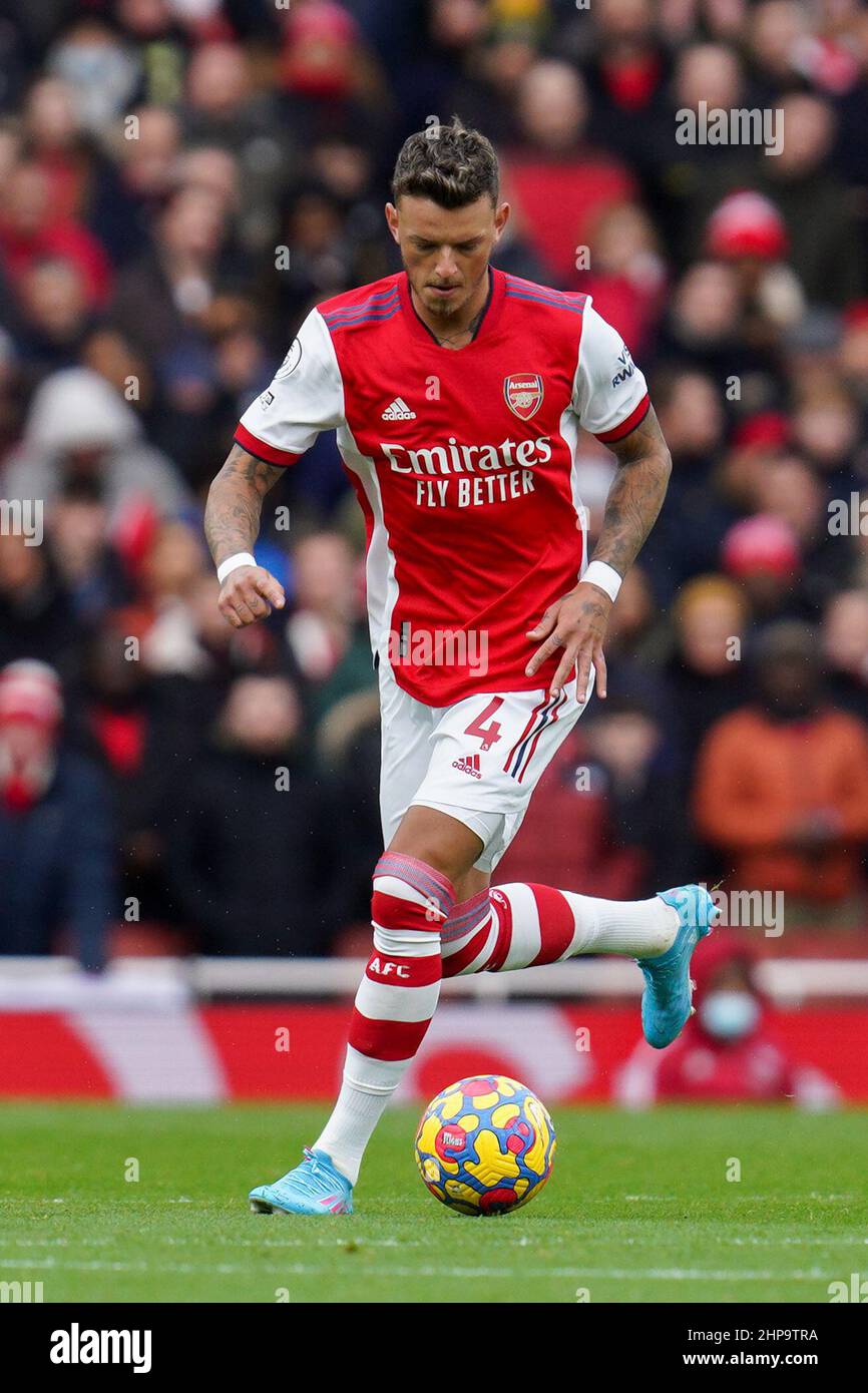 Ben White #4 of Arsenal in action during the game Stock Photo - Alamy
