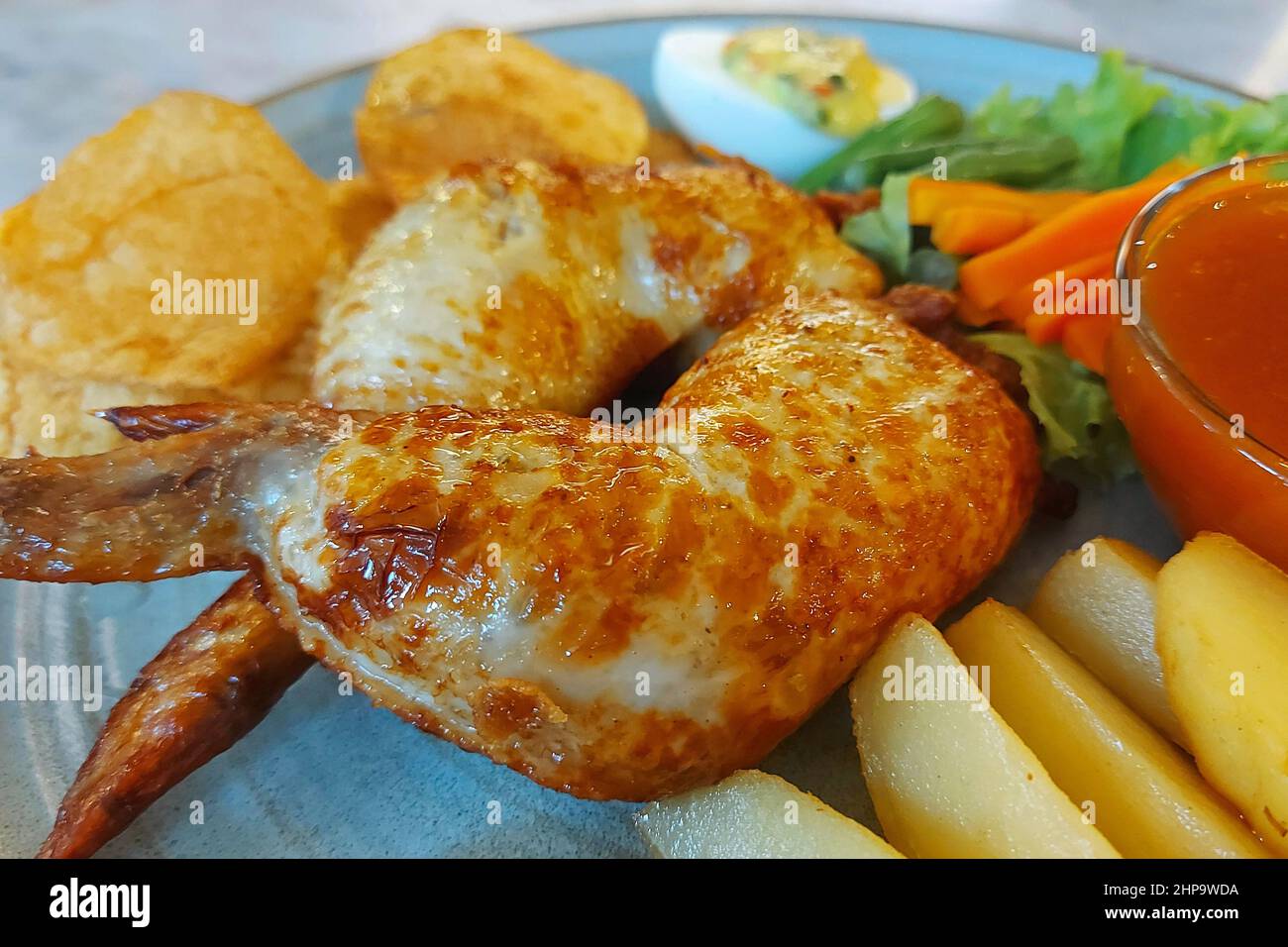 Chicken Galantine, Ayam Galantine, Traditional Food of Indonesia, Jakarta, Indonesia Stock Photo