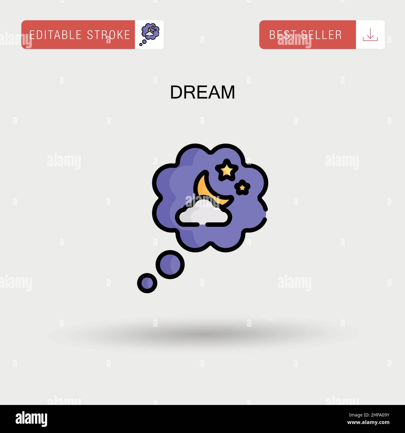 Happy dream Stock Vector Images - Alamy