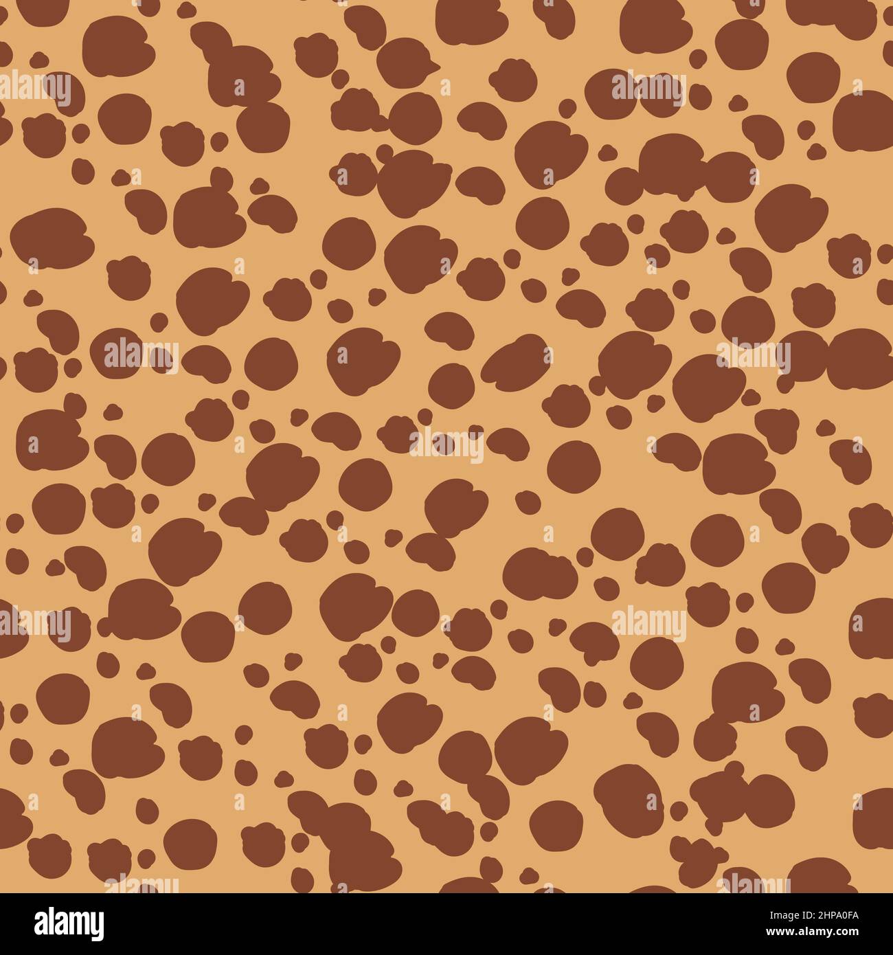 Random bovine or cow spots hand drawn design.Seamless pattern dalmatian ...