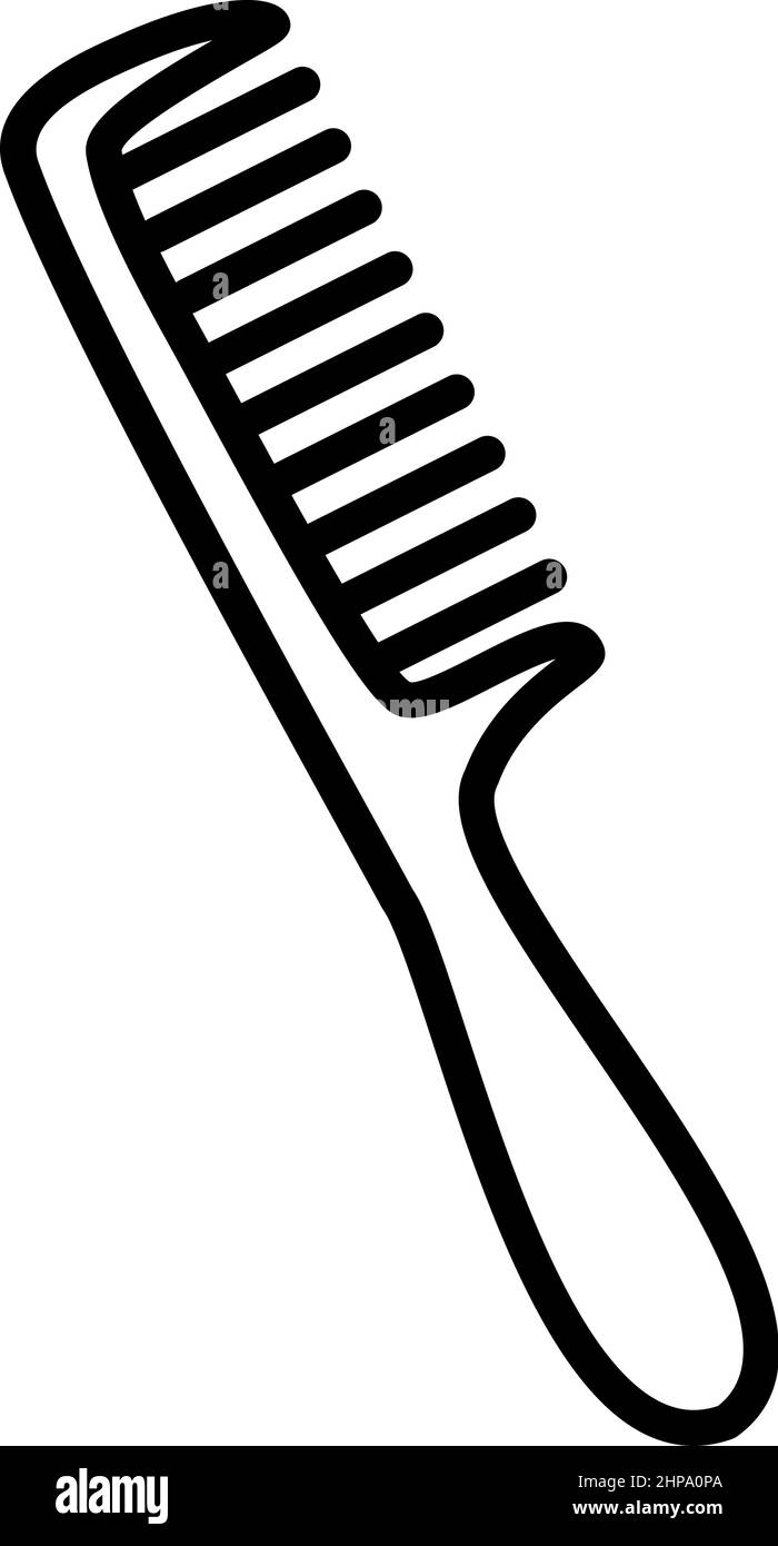 Comb line icon, vector illustration Stock Vector Image & Art - Alamy