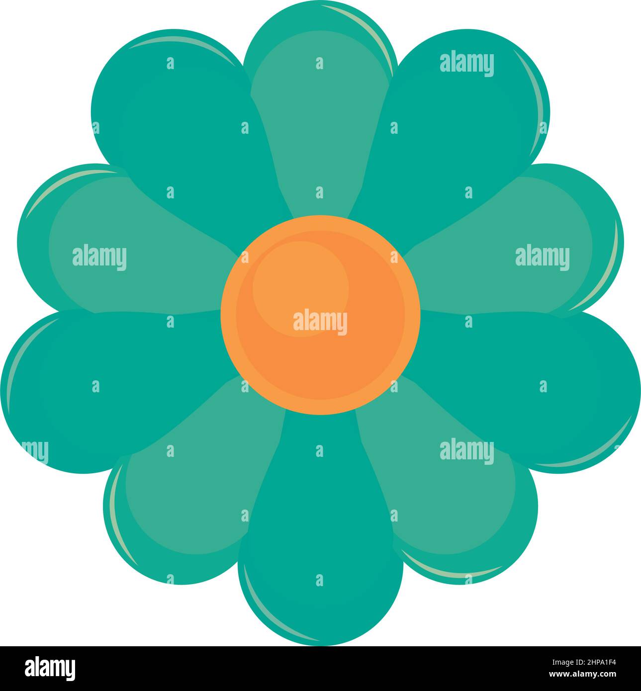 green flower icon Stock Vector Image & Art - Alamy