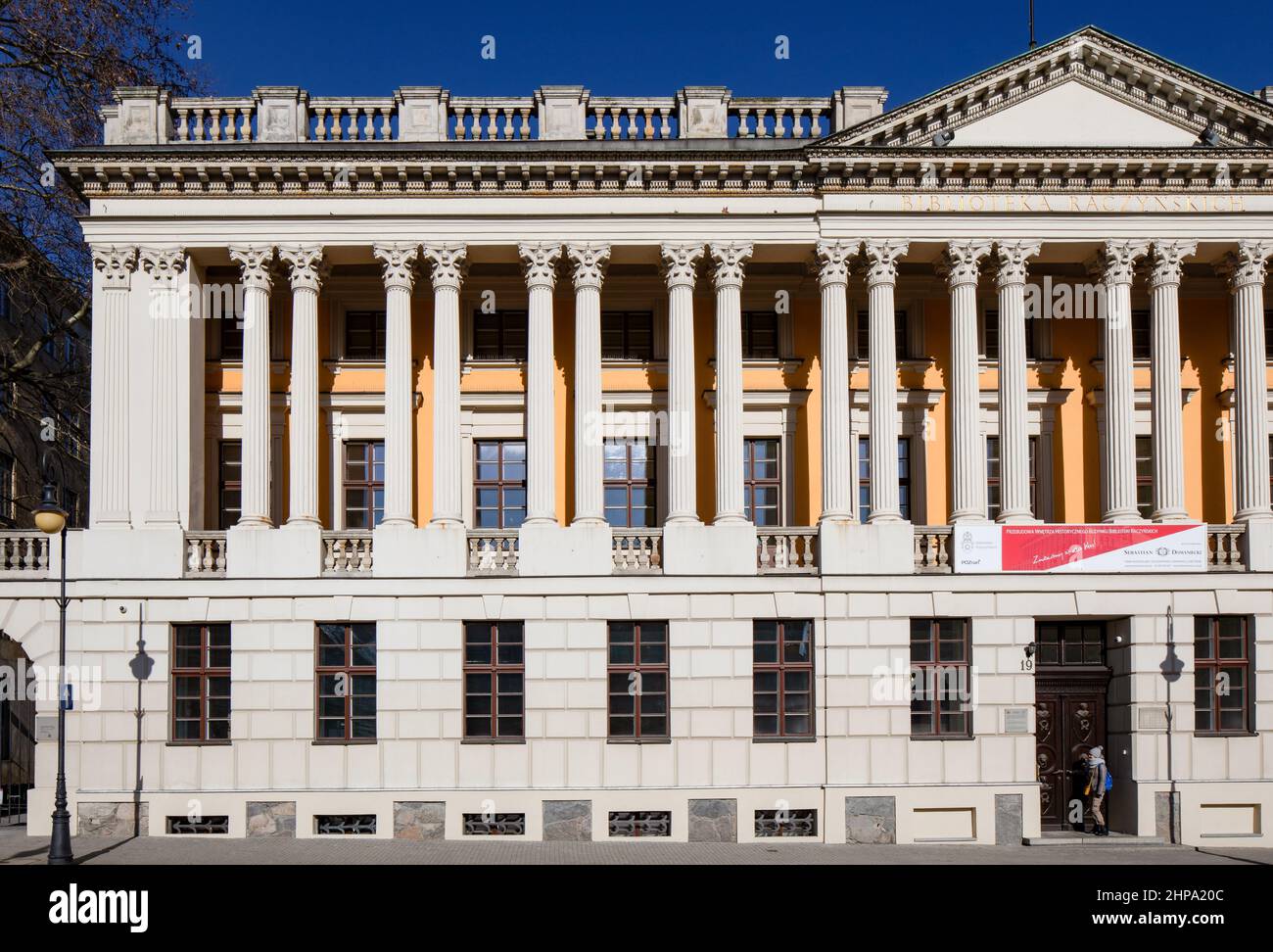 Poznan, Poland Raczynski library, liberty square Stock Photo Alamy