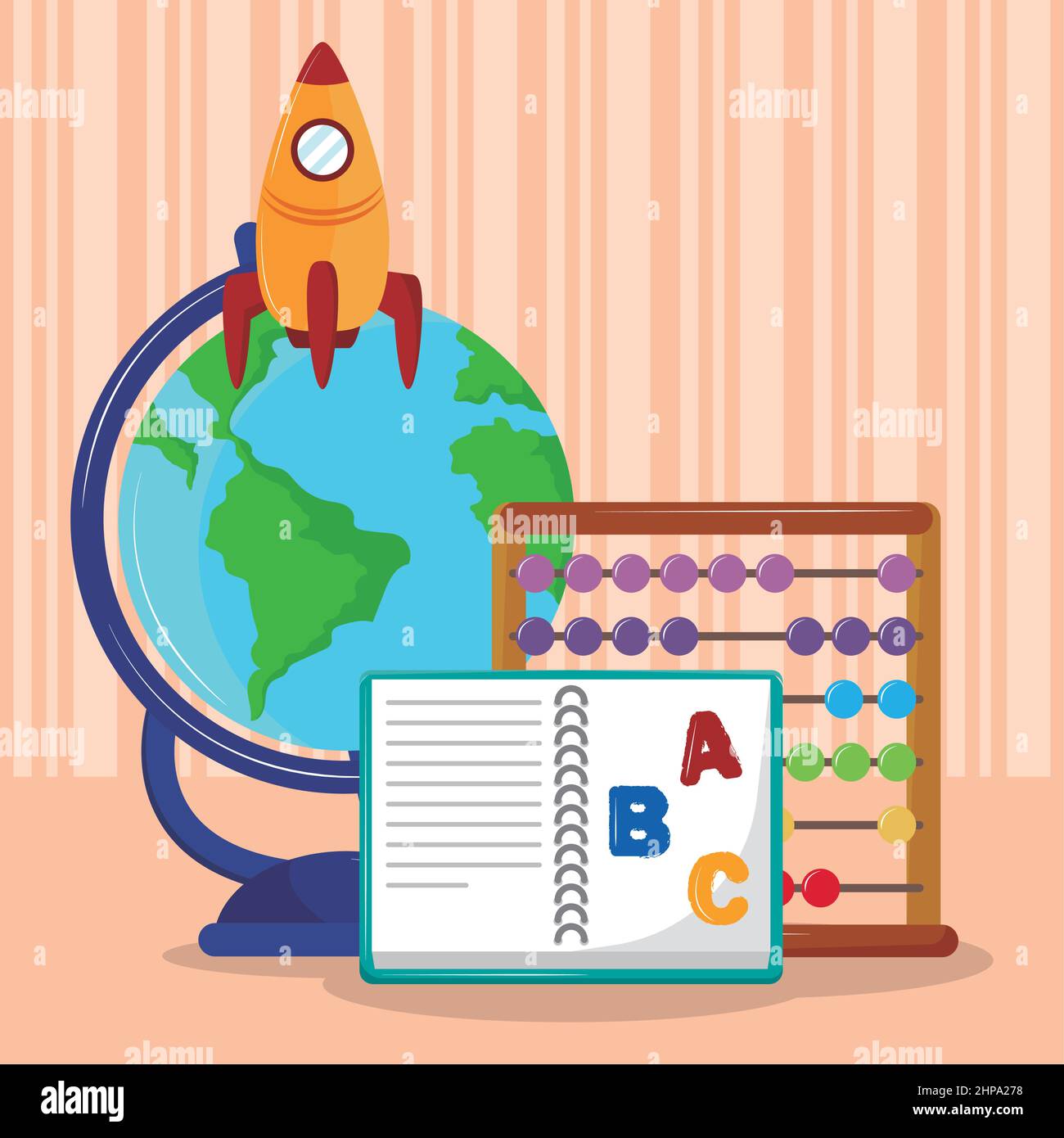 kindergarten learn objects Stock Vector Image & Art - Alamy