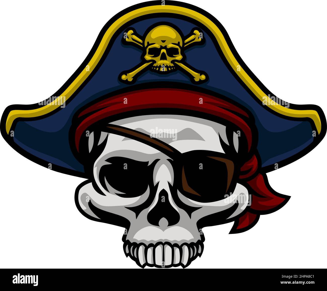 Logo skull crossbones hi-res stock photography and images - Alamy