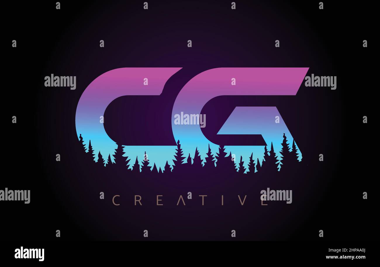 Cg letters Stock Vector Images - Alamy