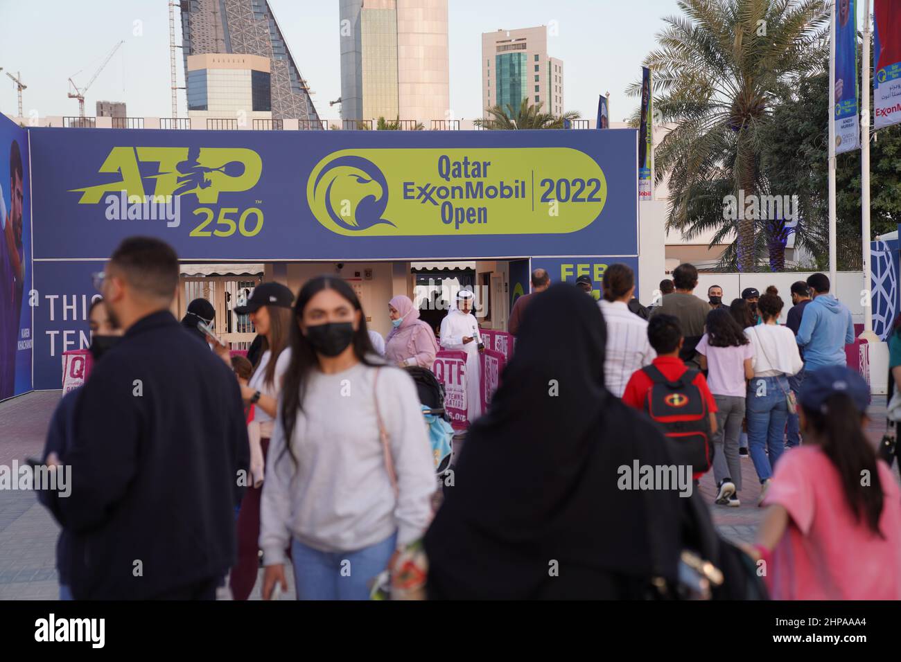 Qatar ExxonMobil Open 2022 final between Nikoloz Basilashvili of