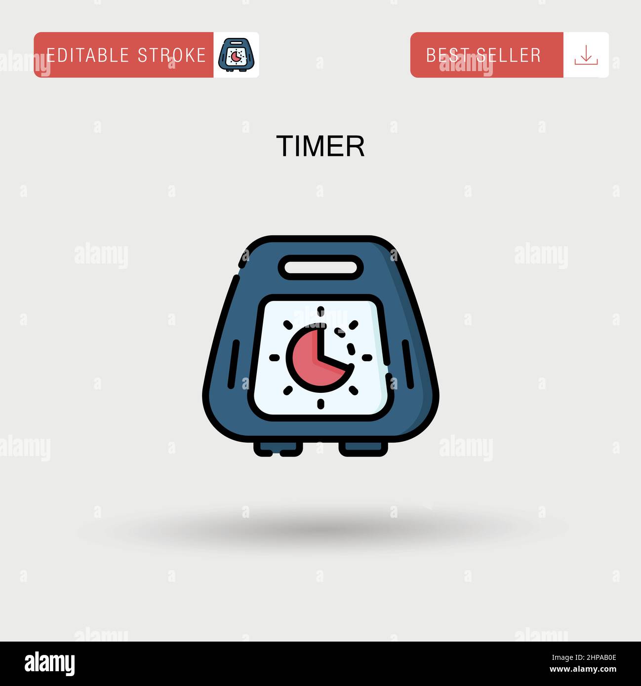 Timer Simple vector icon Stock Vector Image & Art Alamy