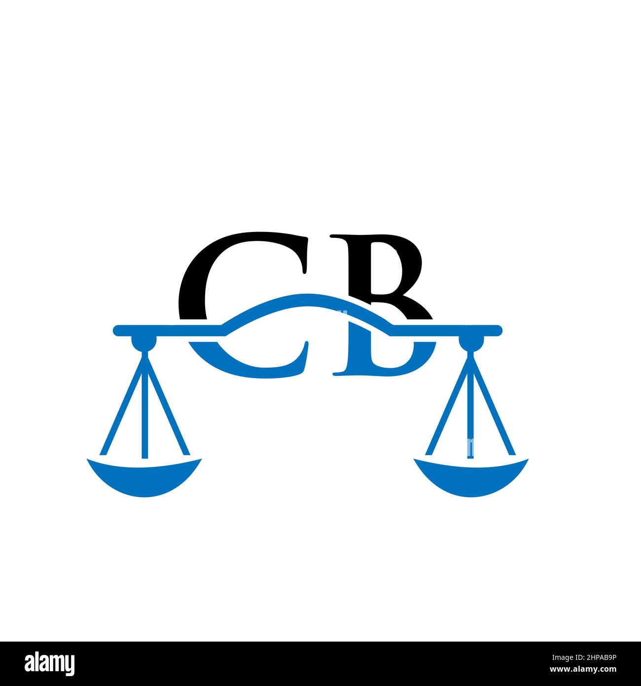 Law Firm Letter CB Logo Design. Lawyer, Justice, Law Attorney, Legal, Lawyer Service, Law Office
