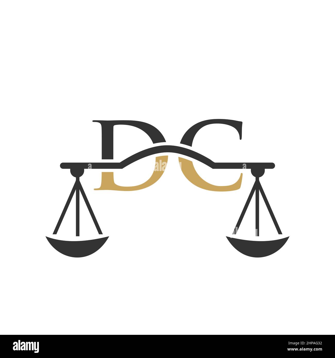 Law Firm Letter DC Logo Design. Lawyer, Justice, Law Attorney, Legal, Lawyer Service, Law Office ...