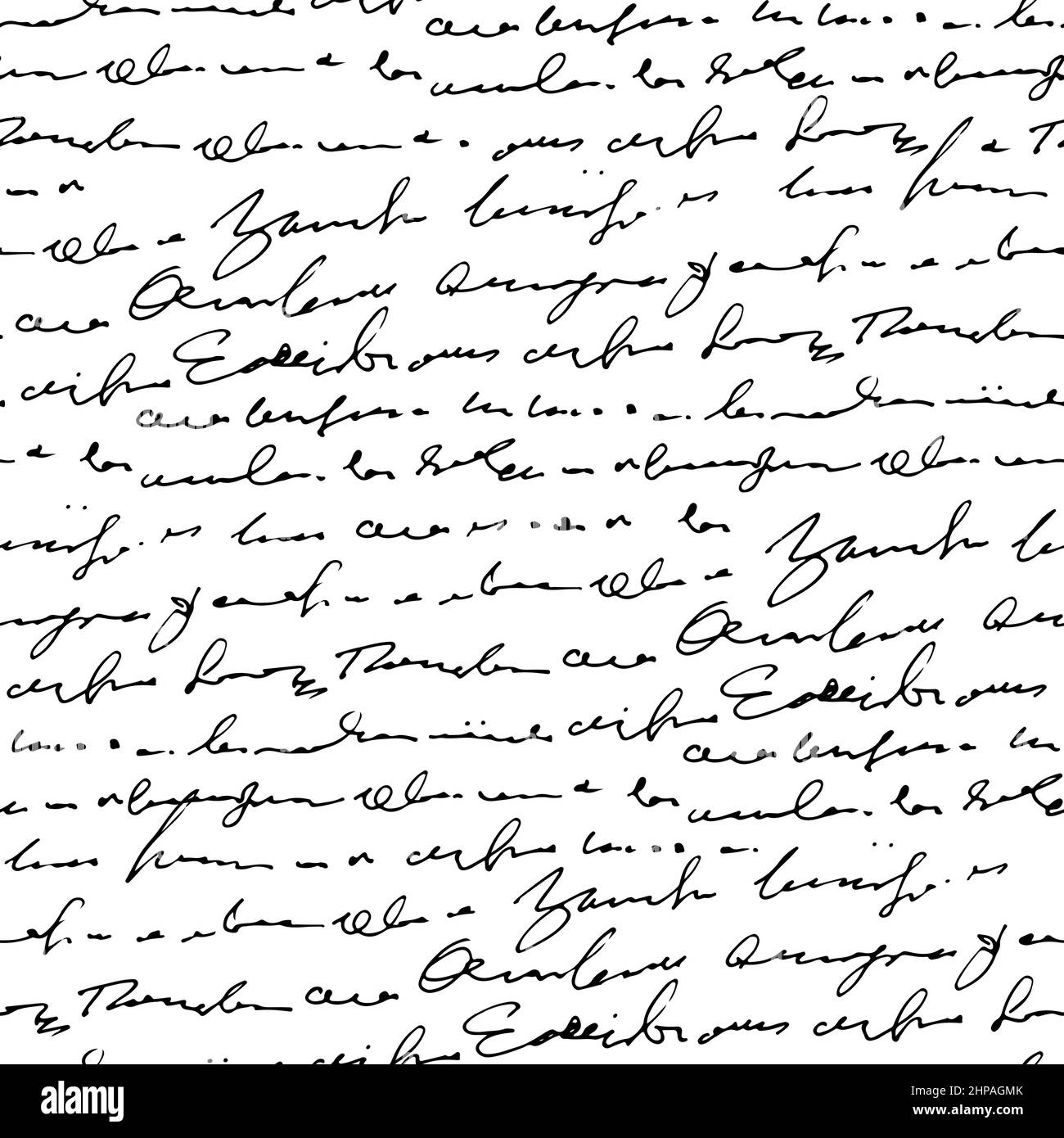 Cursive writing Black and White Stock Photos & Images - Alamy