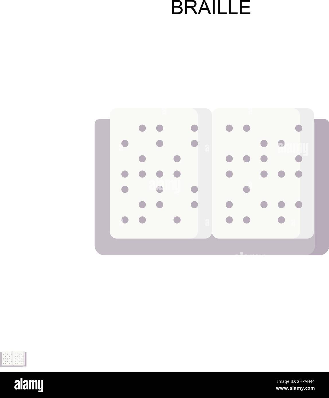 Braille alphabet poster hi-res stock photography and images - Alamy