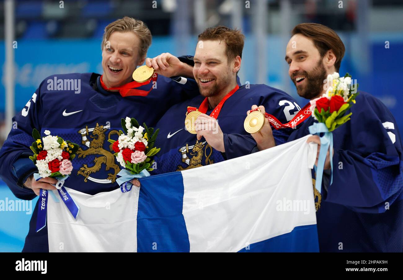 2022 Beijing Olympics - Victory Ceremony - Ice Hockey - Men's Gold ...