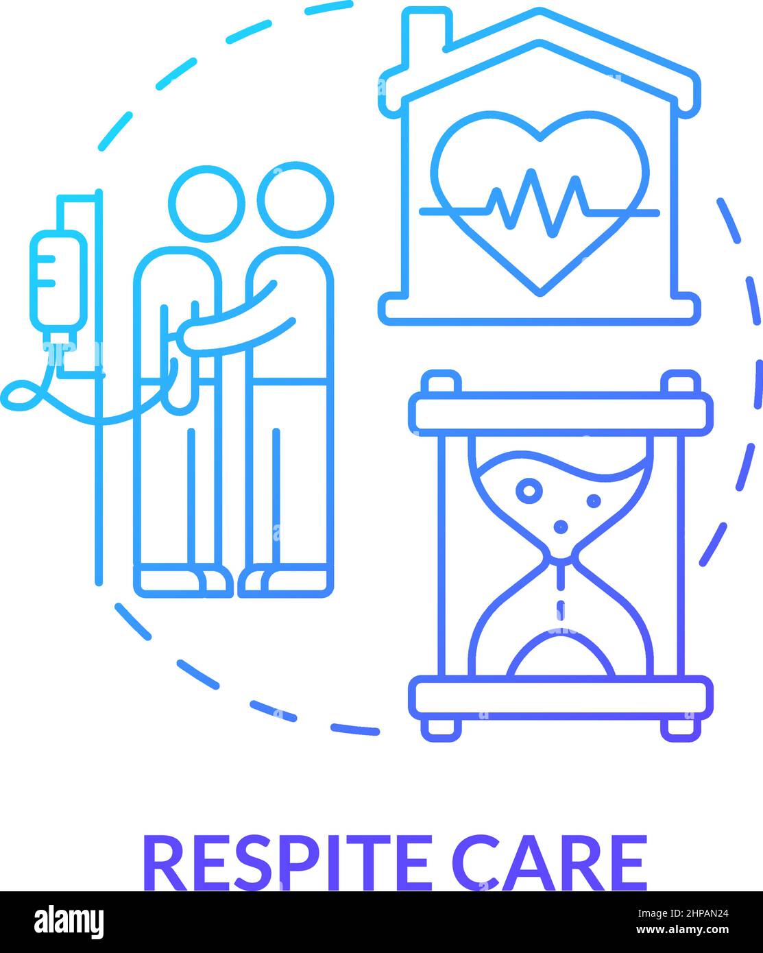 Assisted therapy Stock Vector Images - Alamy