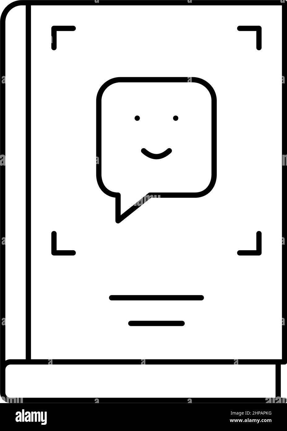 humor genre line icon vector illustration Stock Vector Image & Art Alamy