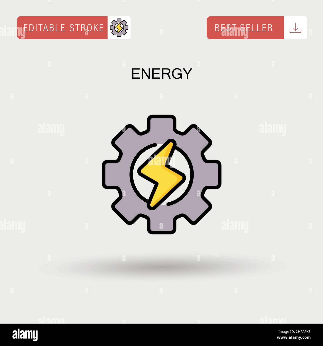 Turbines energy green power renewable sky Stock Vector Images - Alamy