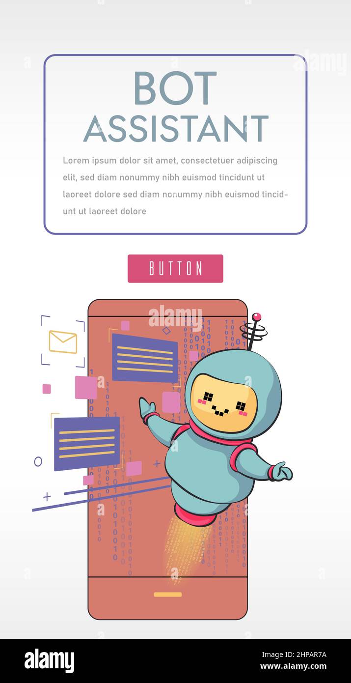 artificial intelligence abstract concept vector illustration, smart chatbot. Machine learning. Chatbot artificial intelligence, artificial intelligenc Stock Vector