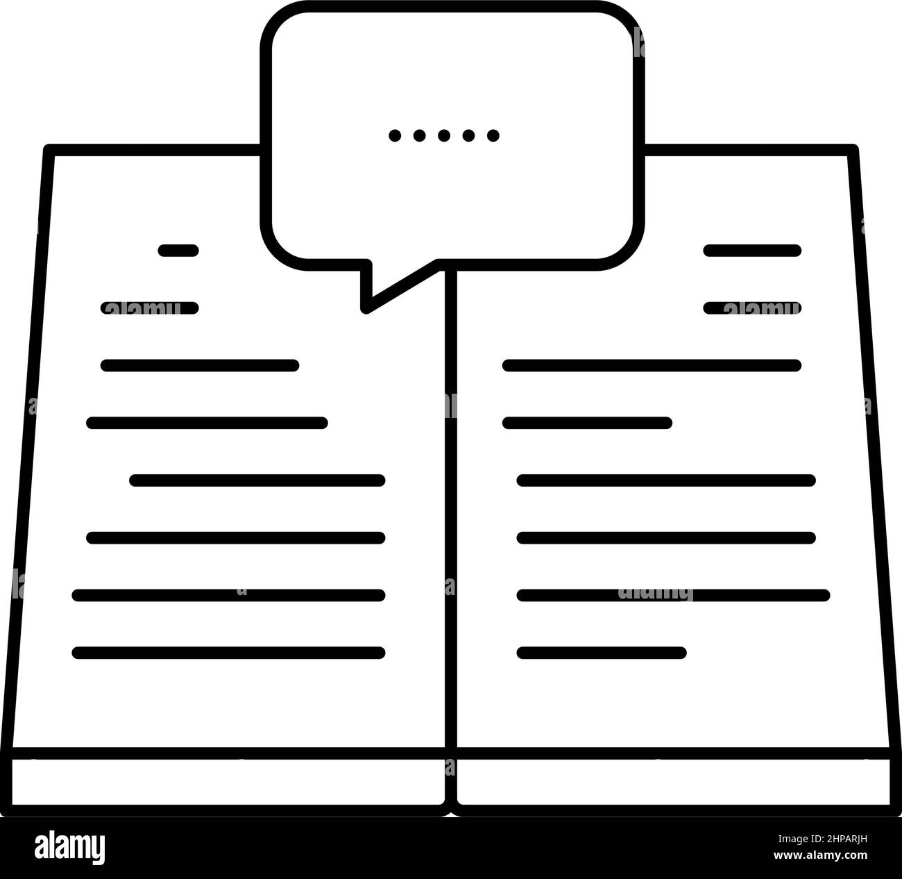 reading book line icon vector illustration Stock Vector Image & Art - Alamy