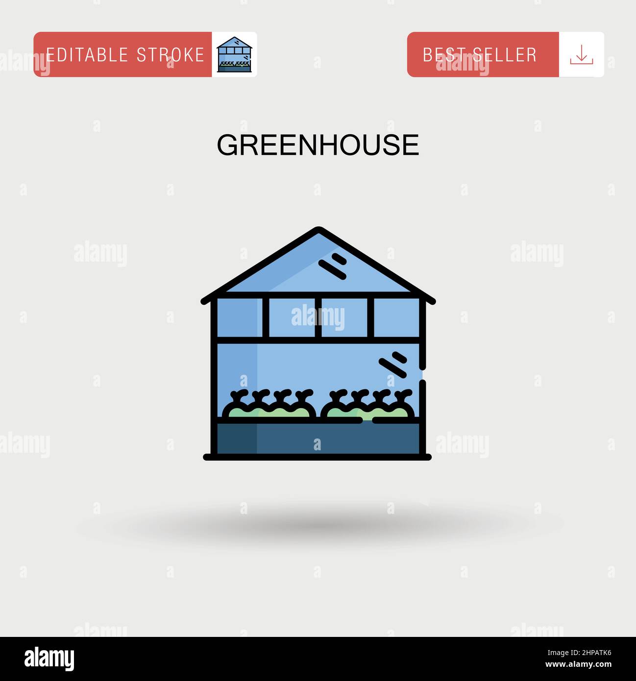 Greenhouse Simple vector icon Stock Vector Image & Art - Alamy