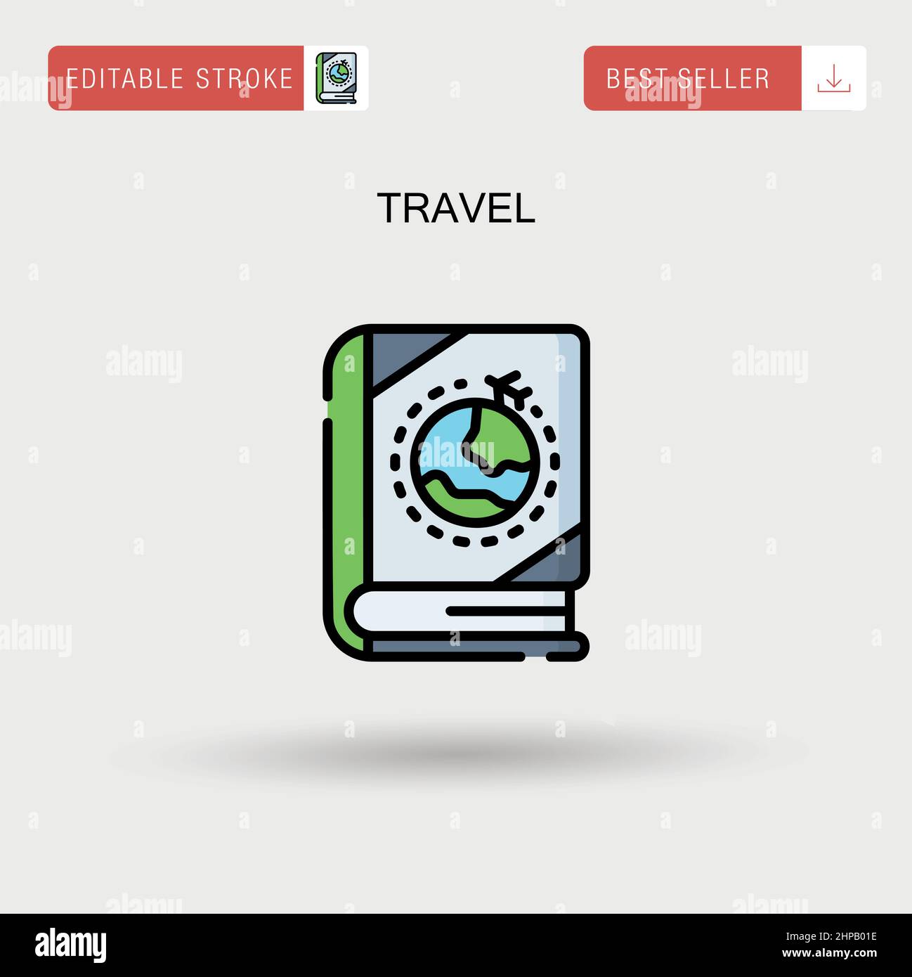 Beautiful young woman traveler Stock Vector Images - Alamy