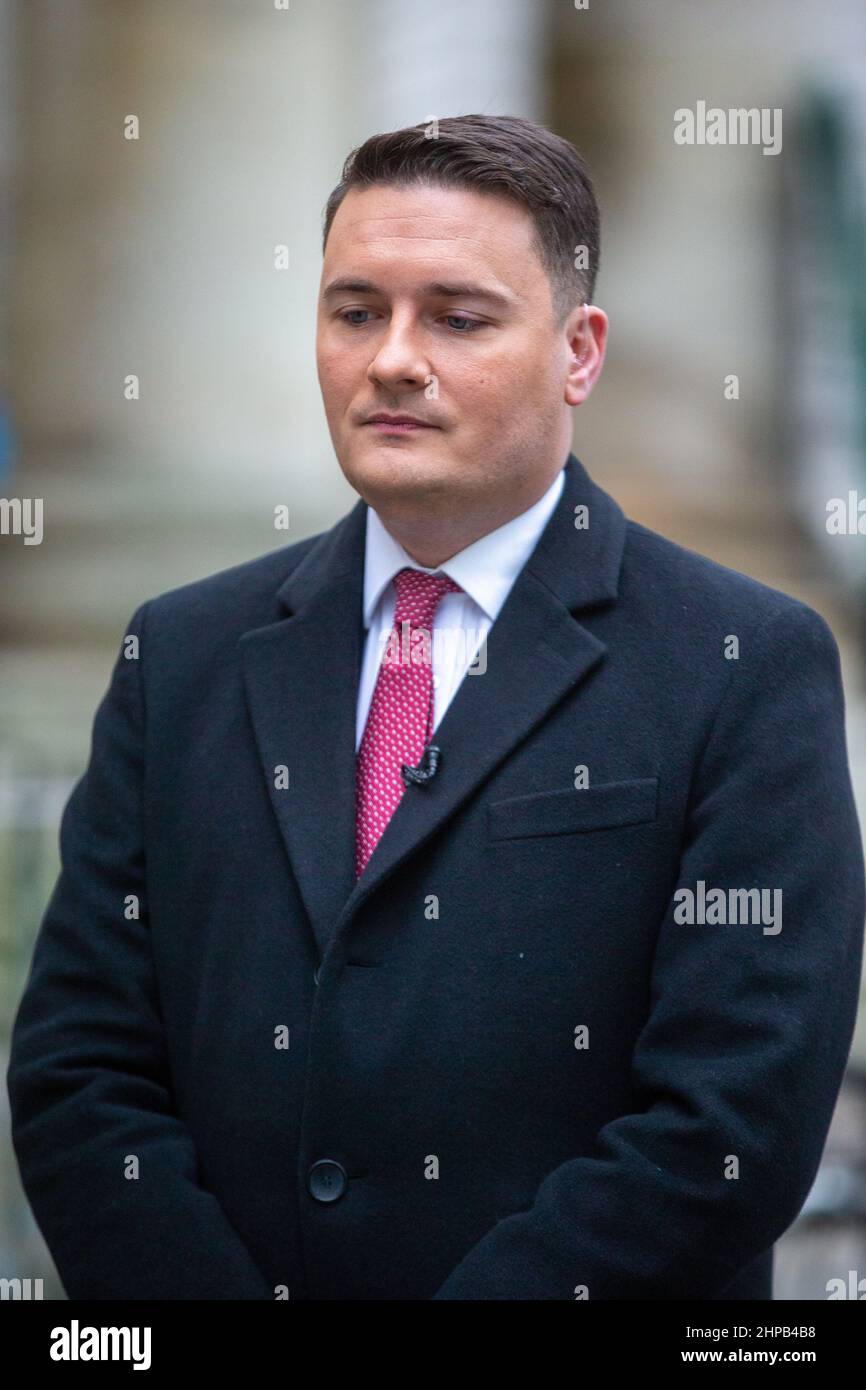 London, England, UK. 20th Feb, 2022. Shadow Health Secretary WES ...