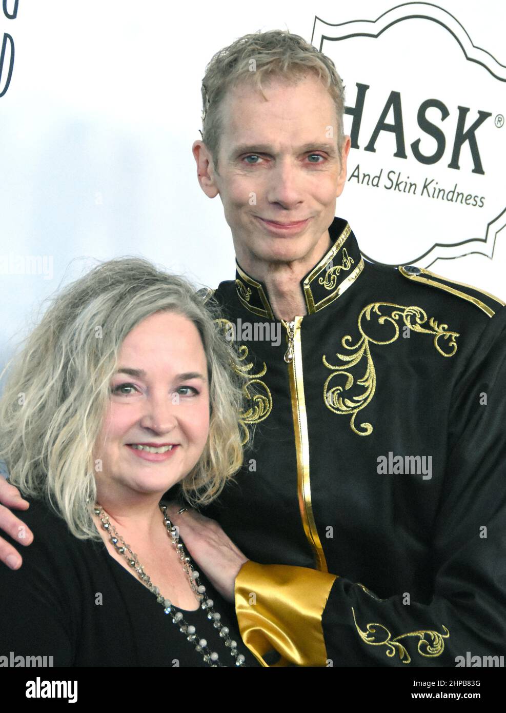 Beverly Hills, California, USA 19th February 2022 Actor Doug Jones and wife Laurie Jones attend the Ninth Annual Make-up Artists & Hair Stylists Guild Awards at the Beverly Hilton Hotel on February 19, 2022 in Beverly Hills, California, USA. Photo by Barry King/Alamy Live News Stock Photo